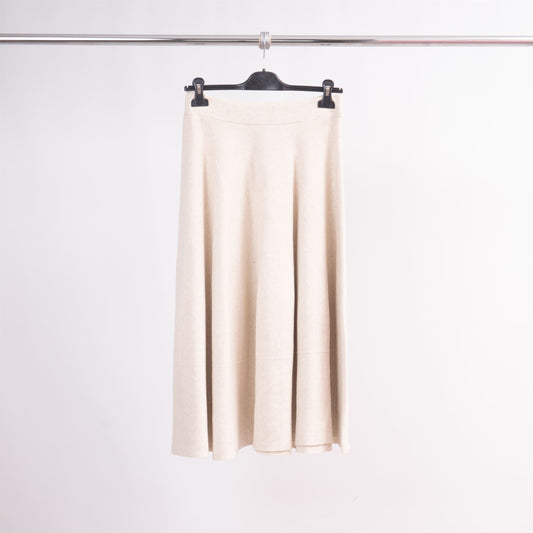 Jupe midi en maille fluide évasée DSY9103