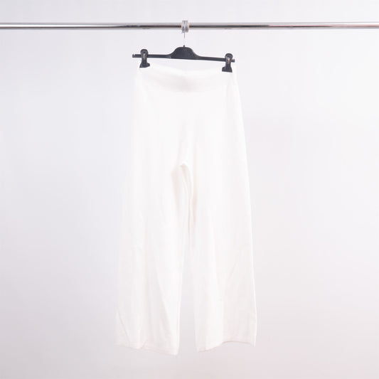 Pantalon large en maille extensible taille élastiquée DSY8349