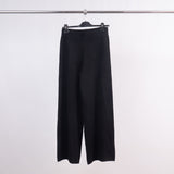 Wide-leg stretch knit trousers with elasticated waist DSY8349