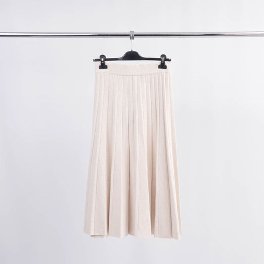 Jupe plissée en maille extensible longueur midi DSY9231