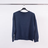 Pull col rond maille fine avec couture centrale DSY8677