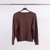 Pull col rond maille fine avec couture centrale DSY8677