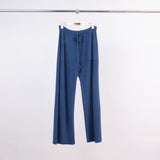 Wide-leg soft knit trousers with patch pockets YF570188