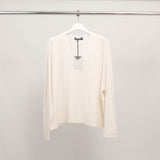 Pull col V doux et fluide YF520908
