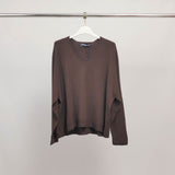 Pull col V doux et fluide YF520908