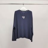 Pull col V doux et fluide YF520908