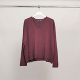 Pull col V doux et fluide YF520908
