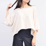 Load image into Gallery viewer, Loose-fitting boat neck batwing sleeve sweater DSY0203