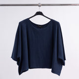 Pull ample col bateau manches chauve-souris DSY0203