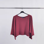 Load image into Gallery viewer, Loose-fitting boat neck batwing sleeve sweater DSY0203