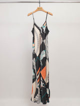 Robe longue satinée KD7505VS-20