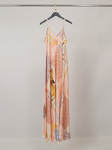 Robe longue satinée KD7505VS-20