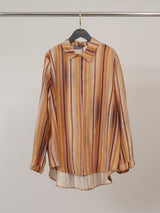 Chemise fluide en viscose à rayures TDM50320-76