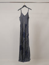 Robe longue satinée KD7505VS-29