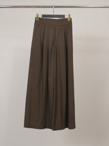 Pantalon large plissé taille haute structuré TDM17526