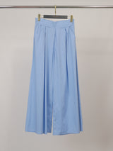 Pantalon large plissé taille haute structuré TDM17526