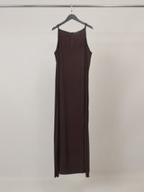 Robe longue fluide à fines bretelles CVAT148