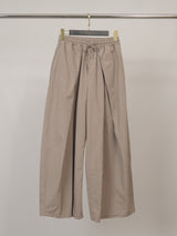 Pantalon ample en coton léger à taille élastiquée TDM55326