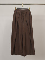 Pantalon ample en coton léger à taille élastiquée TDM55326