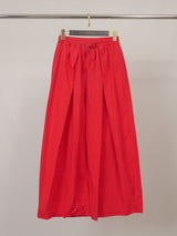 Pantalon ample en coton léger à taille élastiquée TDM55326