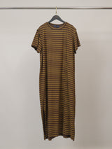 Robe longue rayée en coton TDM20524-4