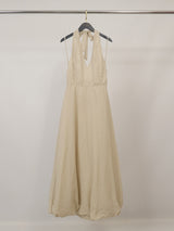 Robe longue dos nu en voile léger TDM58126MM