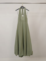 Robe longue dos nu en voile léger TDM58126MM