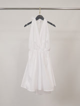 Robe courte dos nu élastiquée TDM60026