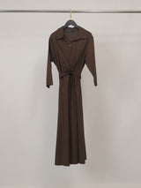 Robe ceinturée manches longues TDM65026