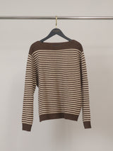 Pull rayé en laine HYL18108