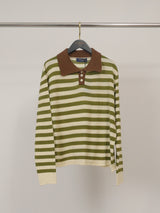 Pull rayé col polo HYC91026
