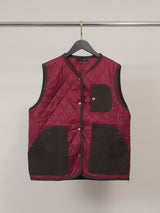 Gilet matelassé contrasté KD9756-2