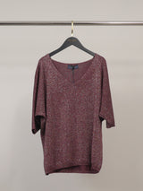 Pull brillant col V CA6951