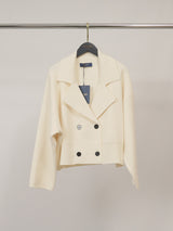 Veste en maille croisée HY30760