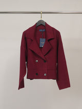 Veste en maille croisée HY30760