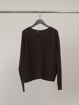 Pull souple à poches plaquées YF17061