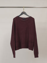 Pull souple à poches plaquées YF17061