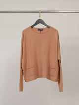 Pull souple à poches plaquées YF17061