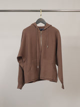 Gilet souple à capuche zippé HY86061