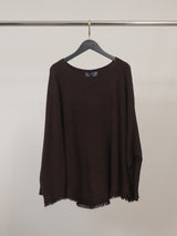 Poncho fluide à franges YF570113