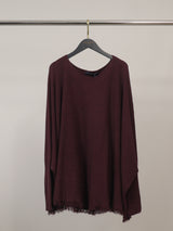 Poncho fluide à franges YF570113