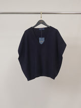 Pull ample col V HY26113