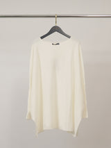 Pull ample en maille souple à bords côtelés – DSY9744