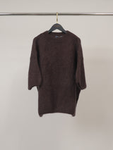 Pull en mohair à manches courtes, ligne ample – MCL24173