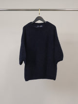 Pull en mohair à manches courtes, ligne ample – MCL24173