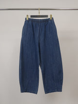 Pantalon denim taille élastiquée – THS67625J