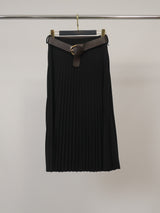 Jupe plissée ceinturée – THS63419SM