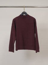 Pull col montant à fleurs en relief DSY9772