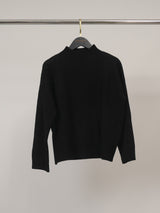 Pull col montant à fleurs en relief DSY9772