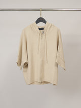 Gilet cape zippé à capuche – HY26088